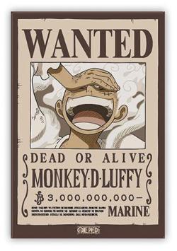 Wanted Luffy Standard Magnet