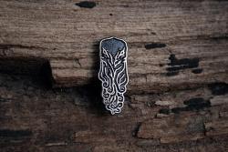 Cthulhu The Great Old One Black & Silver Pin