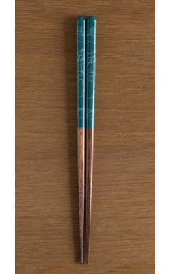 Laquered Chopsticks My Neighbour Totoro Deep Green 21 cm