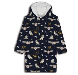 Hedwig Oversized Adult Fleece Poncho