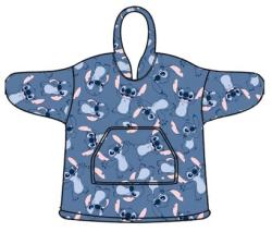 Lilo & Stitch Oversized Adult Fleece Poncho Blue