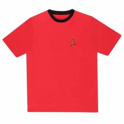 Red Engineering Uniform Embroidered T-shirt (X-Large)