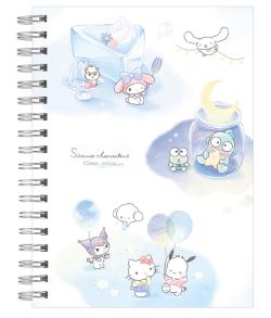 Notebook A6: Sanrio Characters Moonlit Dessert