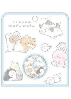 Flake Seal Stickers: Mofu Mofu Sleepy Fluffy Things