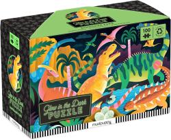 Dinosaur Park Glow in the Dark Puzzle 100 pcs