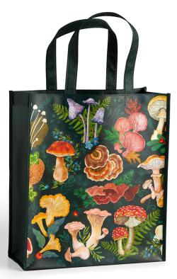 World of Mushrooms Reusable Shopping Bag