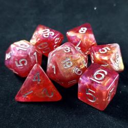 Meadow blossoms set of 7 Dice