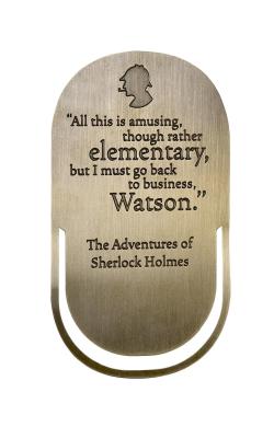 Metal Bookmark Sherlock Holmes