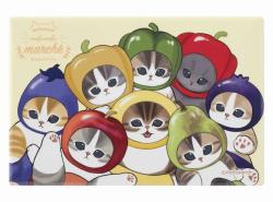 Square Magnet - Vegetable Kittens Portraits