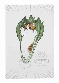 Square Magnet - Vegetable Kittens Sallad