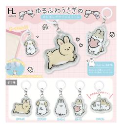 Yurufuwa Rabbit Mark Acrylic Charm (Capsule)