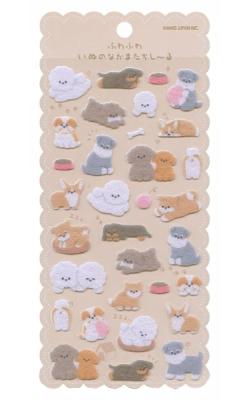 Felt Stickers: Inu 1