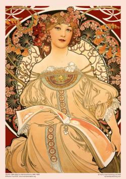 Reverie by Alphonse Mucha Jigsaw Puzzle 1000 pcs