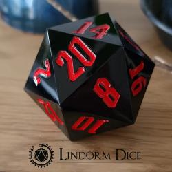 Giant Acrylic D20 (Black)