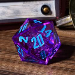 Giant Acrylic D20 (Purple)