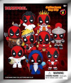 Deadpool 3D Foam Bag Clips (Blind Pack)