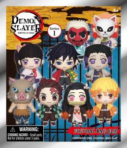 Demon Slayer 3D Foam Bag Clips (Blind Pack)