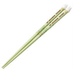 Totoro Wooden Chopsticks w/ Mascot Toppers 21 cm