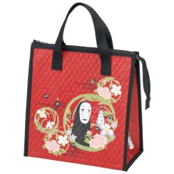 No Face Insulated Lunch Tote Bag Red