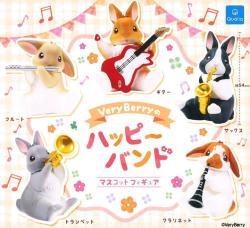 Very Berry Happy Bunny Band Mascot Figure (Capsule)