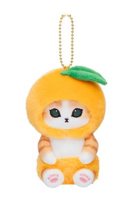 Plush Keychain: Orange Kitten Mascot