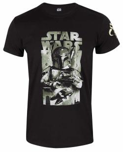 Boba Fett Stylized Poster T-shirt (Small)