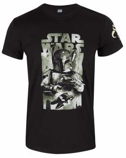 Boba Fett Stylized Poster T-shirt (X-Large)