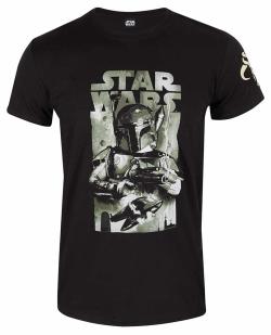 Boba Fett Stylized Poster T-shirt (XX-Large)