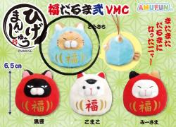 Plush Mini Hanger: Daruma Cats Torakichi