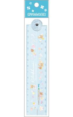 Rilakkuma Foldable Ruler: Starry Space Blue 30cm