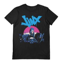 Arcane - Jinx in Chair T-shirt (Medium)