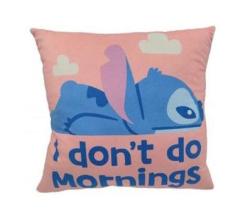 Stitch Pillow I Don't Do Mornings 40 cm