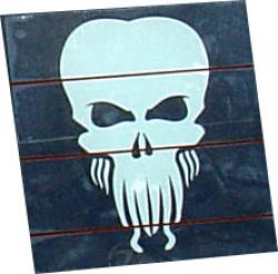 White Cthulhu Window Decal Sticker